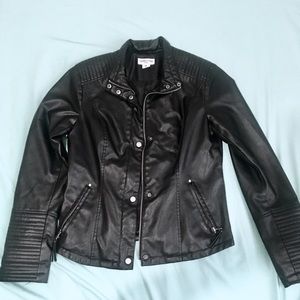 Faux Leather Jacket